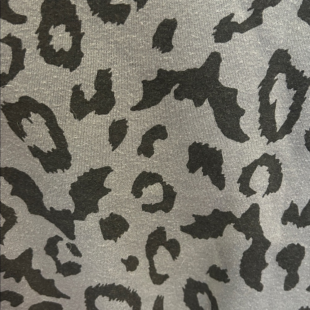 Mighty Fine Gray Sweatshirt with cheetah bats